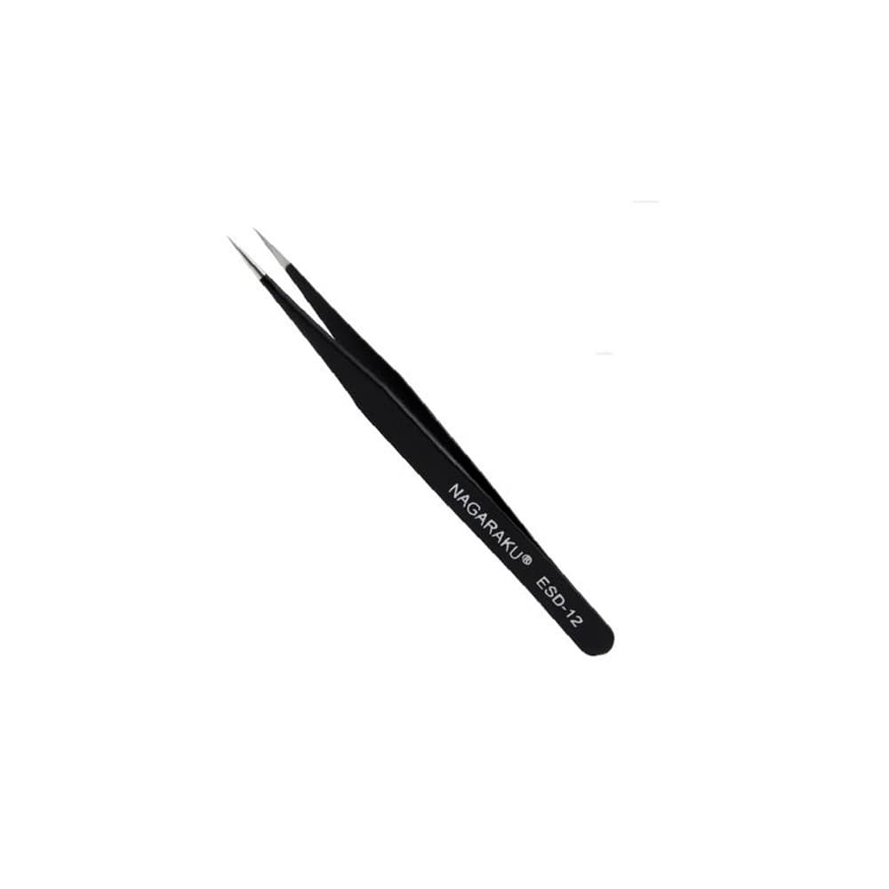 Pinça Nagaraku Reta Preta ESD-12