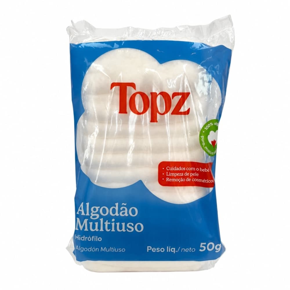 Algodão Multiuso Topz 50g