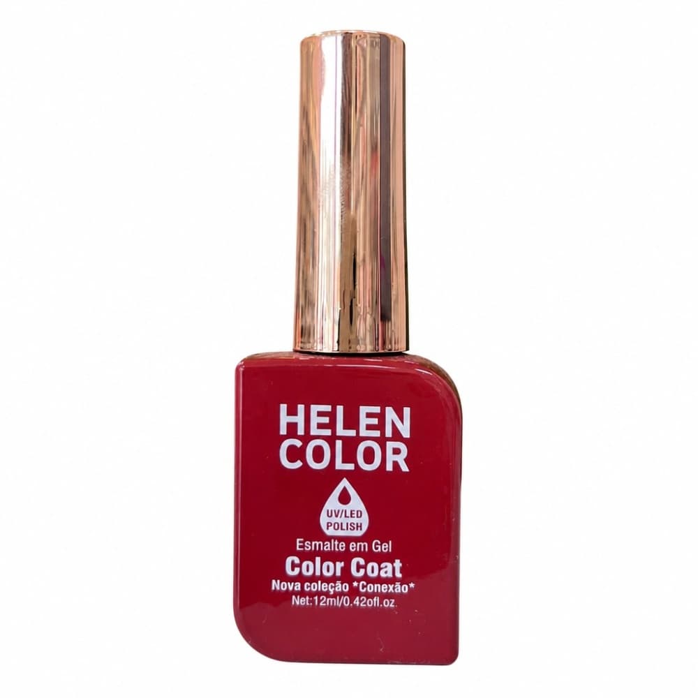 Esmalte em Gel Helen Color Conexão Vermelho 12ml Cor 113