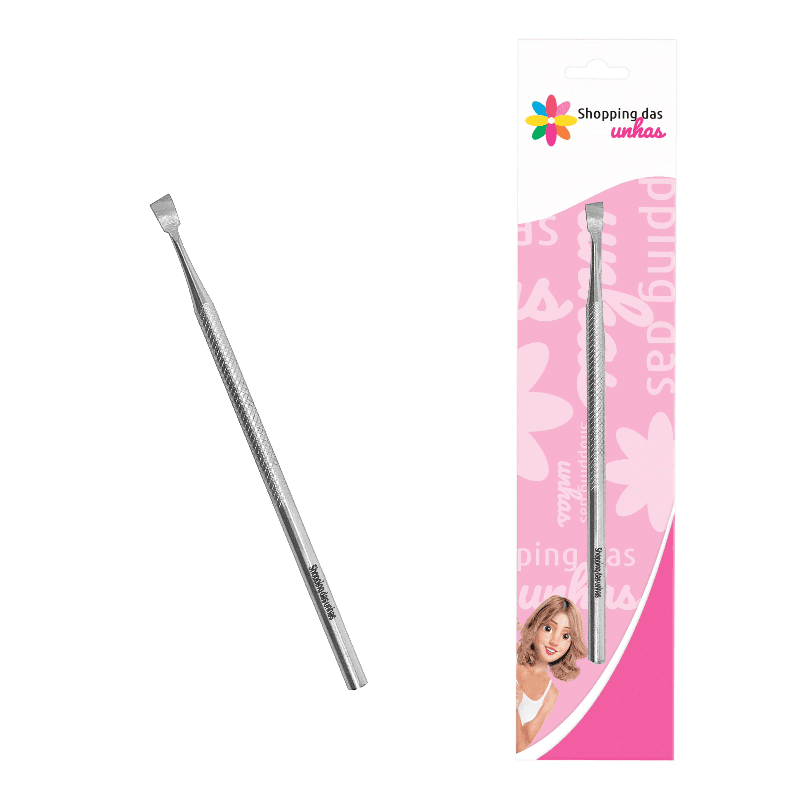 Raspador de Cutícula Inox 233 Shopping das Unhas