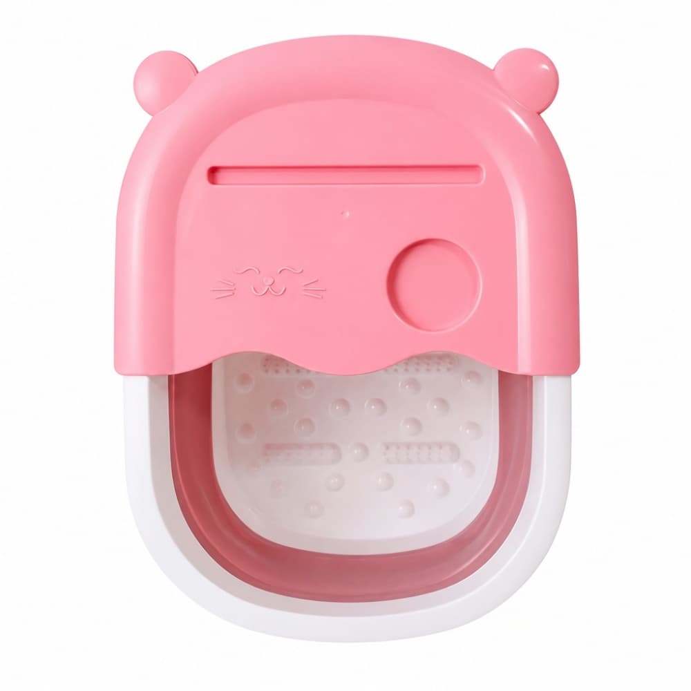 Bacia Pedicure Dobrável Rosa
