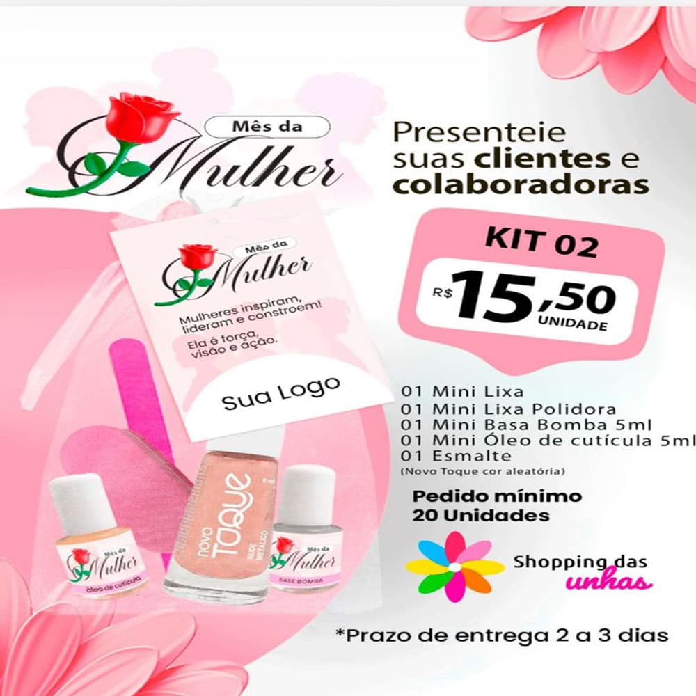 Kit 02 - Mes da Mulher
