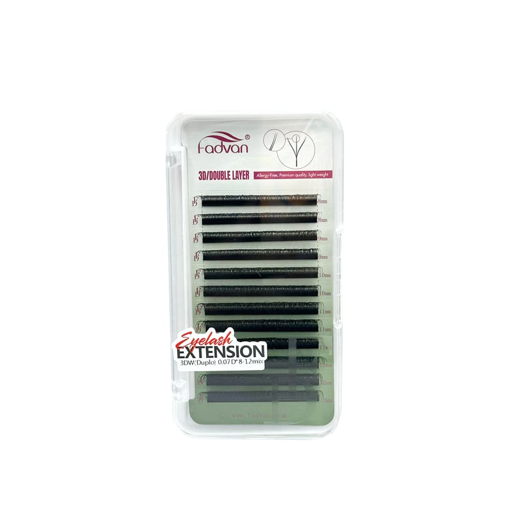 Cílios Fadvan Lashes 3DW Double 0.07D 8-12mm