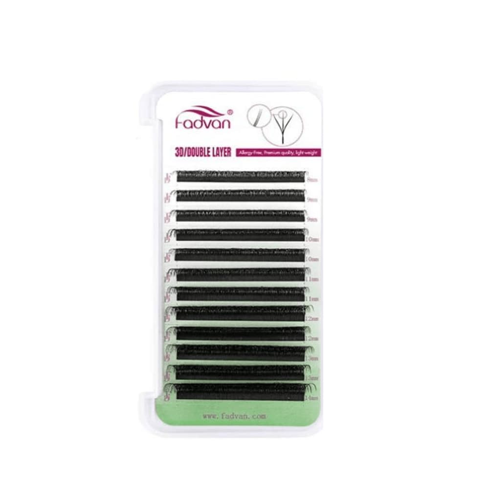Cílios Fadvan Lashes W 3D Duplo 0.07D 8-14mm Mix