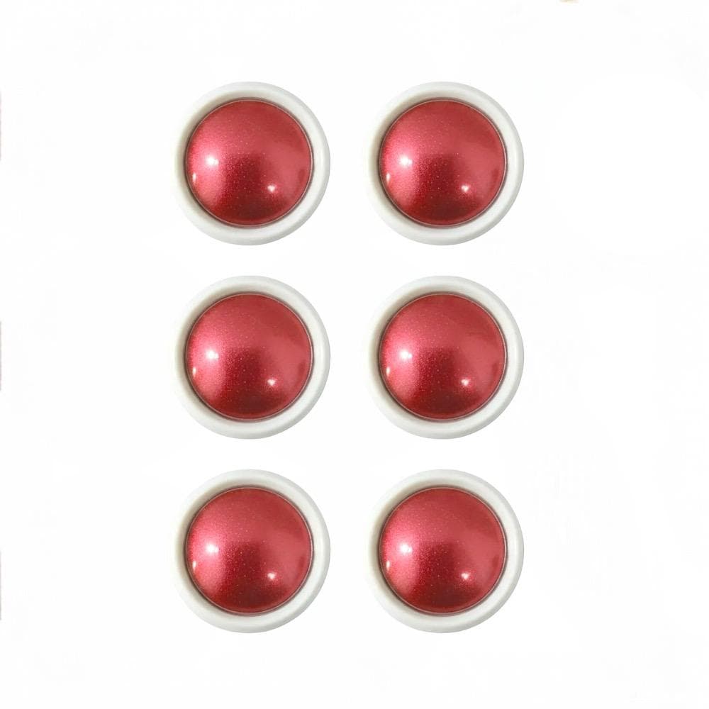 Po Cromado Vermelho Magic Mirror Zem 6 unidades