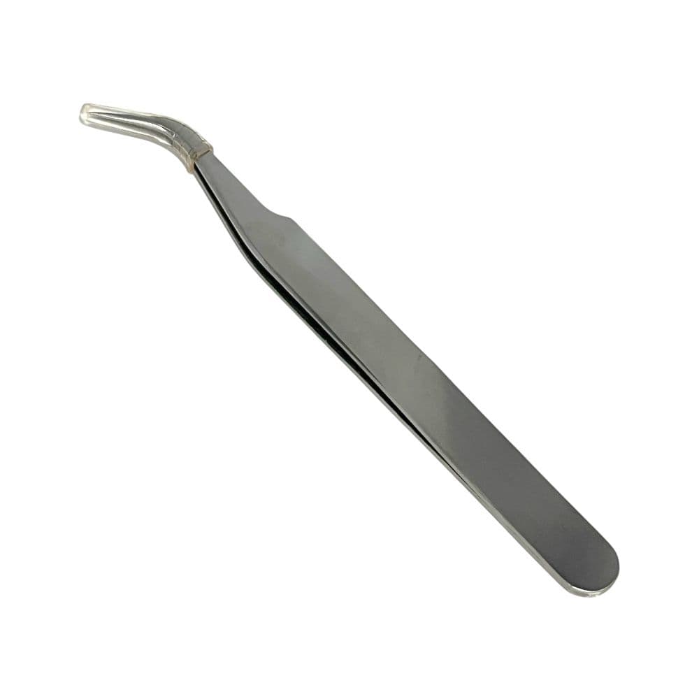 Pinça de Cilios Curvada Prata Zola