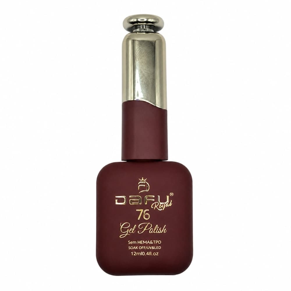Esmalte em Gel Royal Dafu Vermelho Terracota 12ml 076