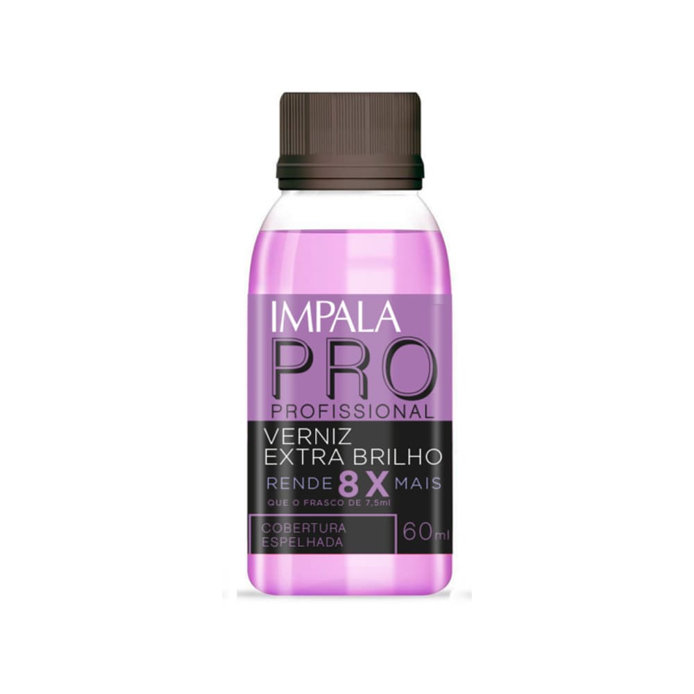 Esmalte Verniz Extra Brilho 60ml Impala Pro