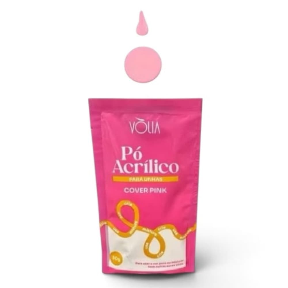 Po Acrilico Volia Cover Pink Sache 30g