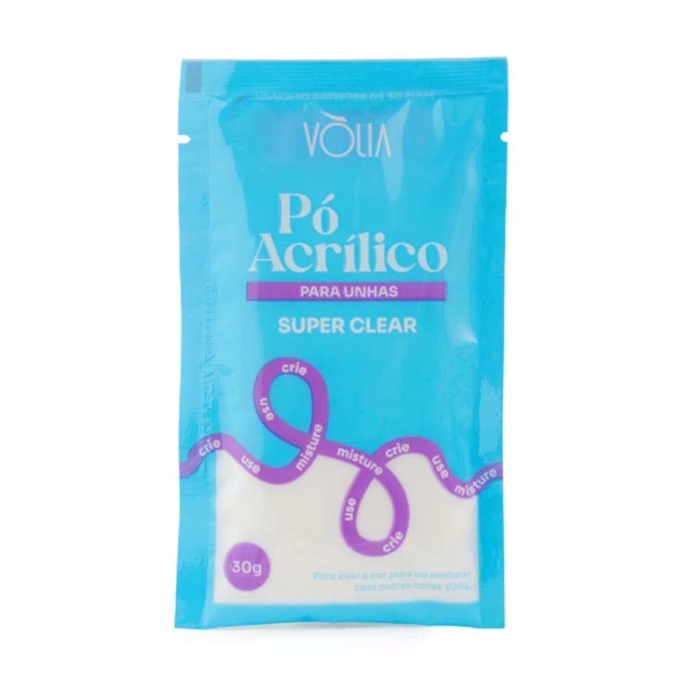Po Acrilico Volia Super Clear Sache 30g
