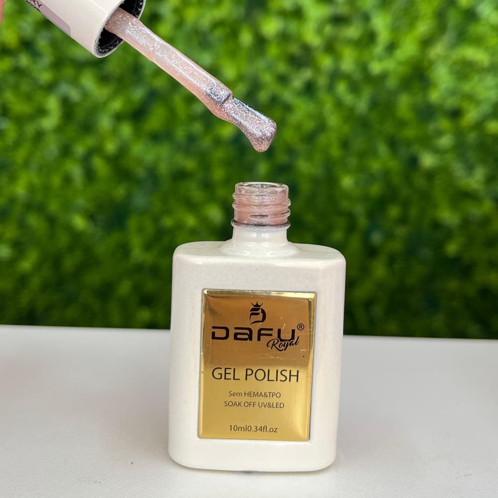 Esmalte em Gel Dafu Royal Pearlescent Diamantado 10ml