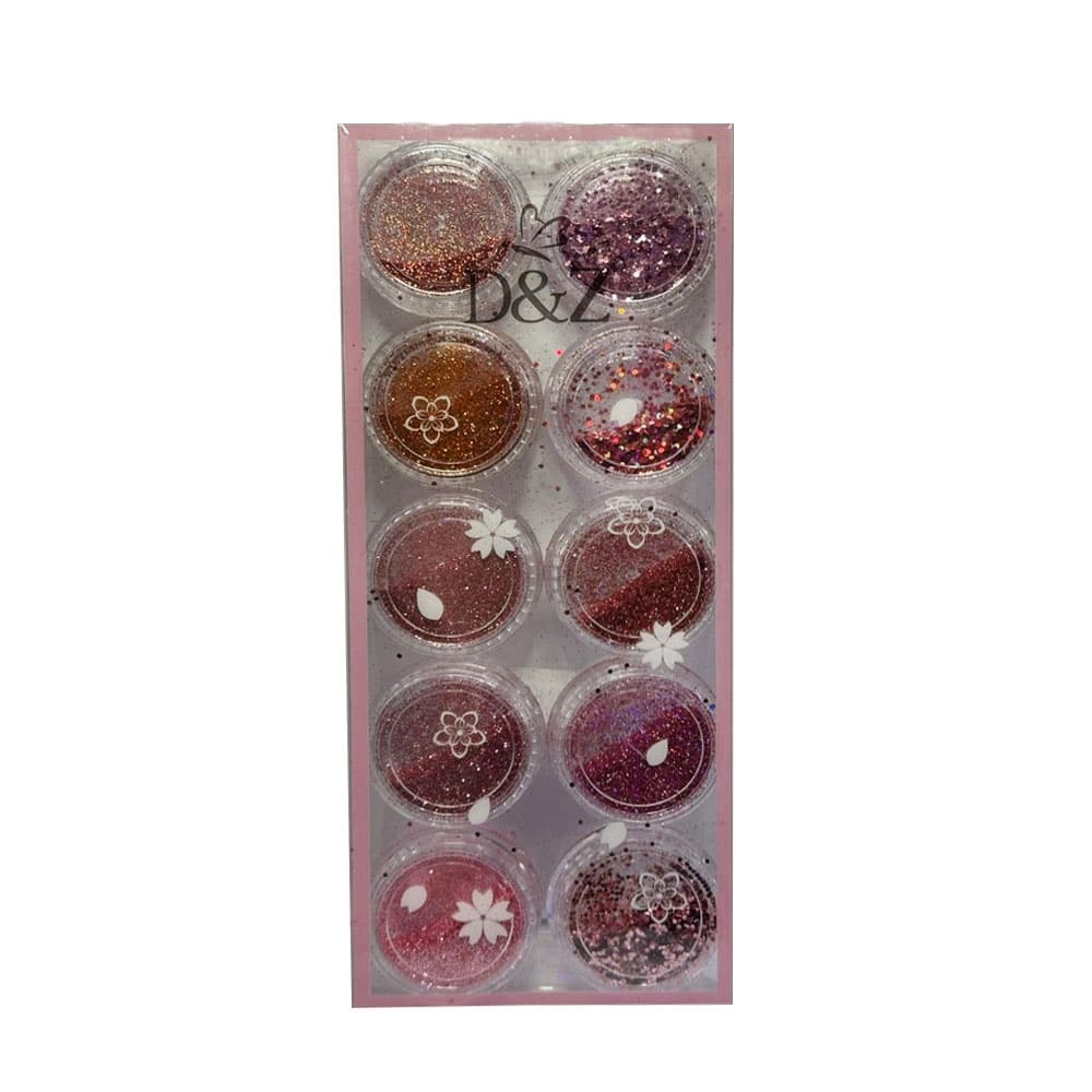 Glitter DZ Colorido 10 unidades