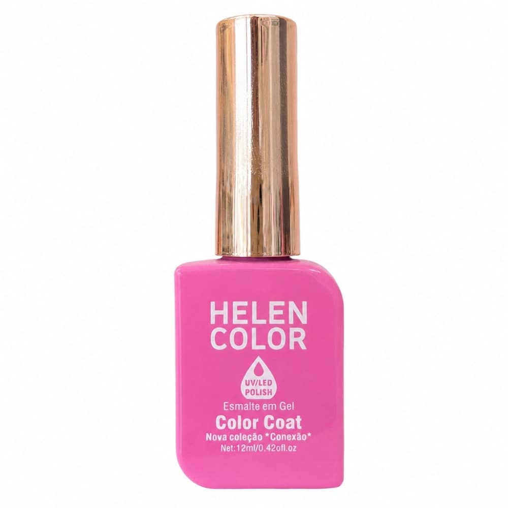 Esmalte em Gel Helen Color Conexão Rosa 12ml Cor 094