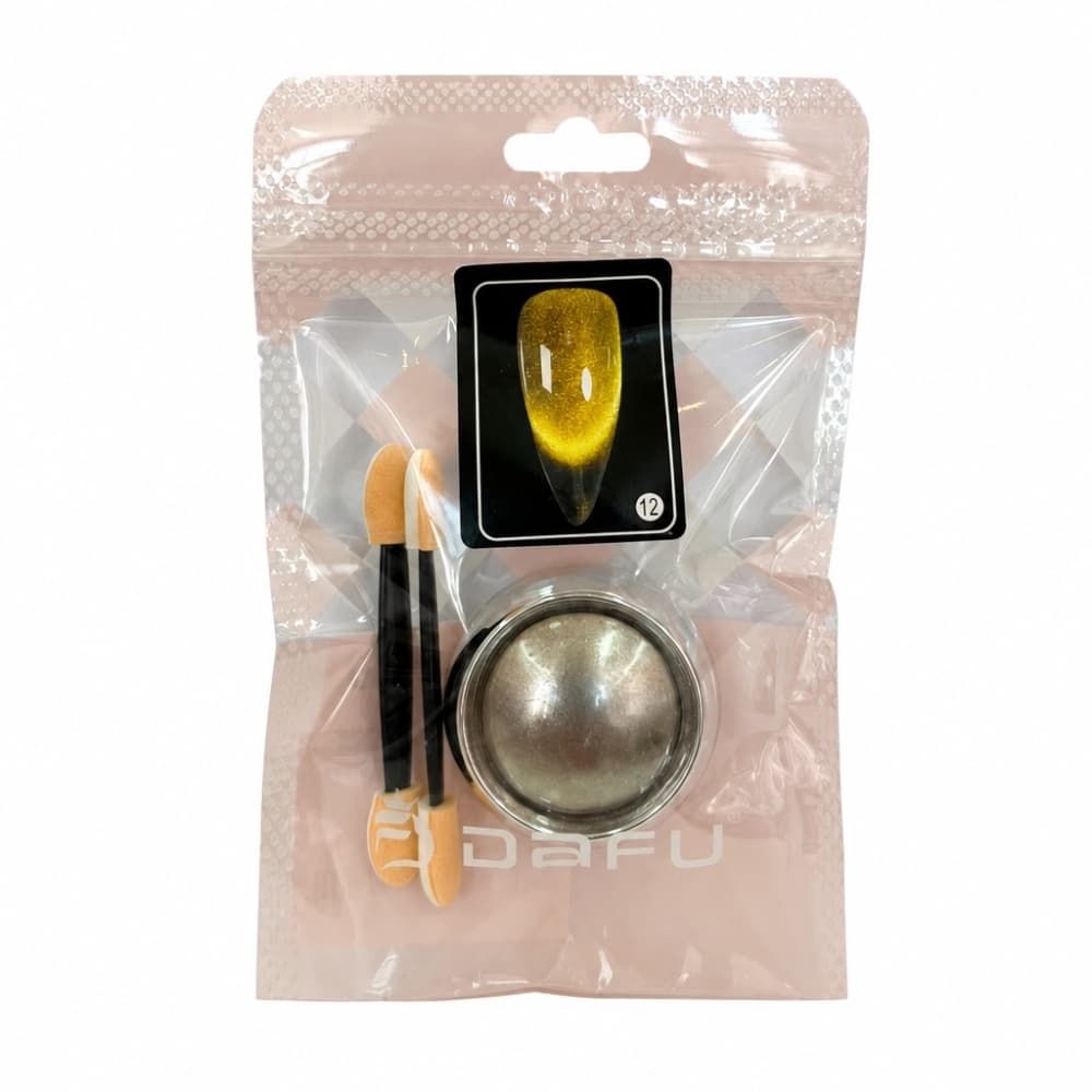 Pó Metalizado Magnético Cat Eye Dafu 012
