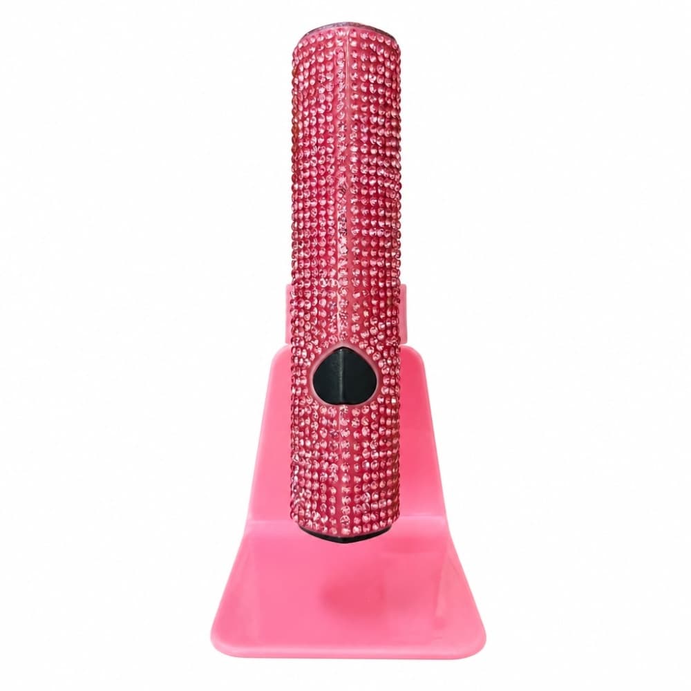 Mini Cabine Portatil Strass Rosa Dafu