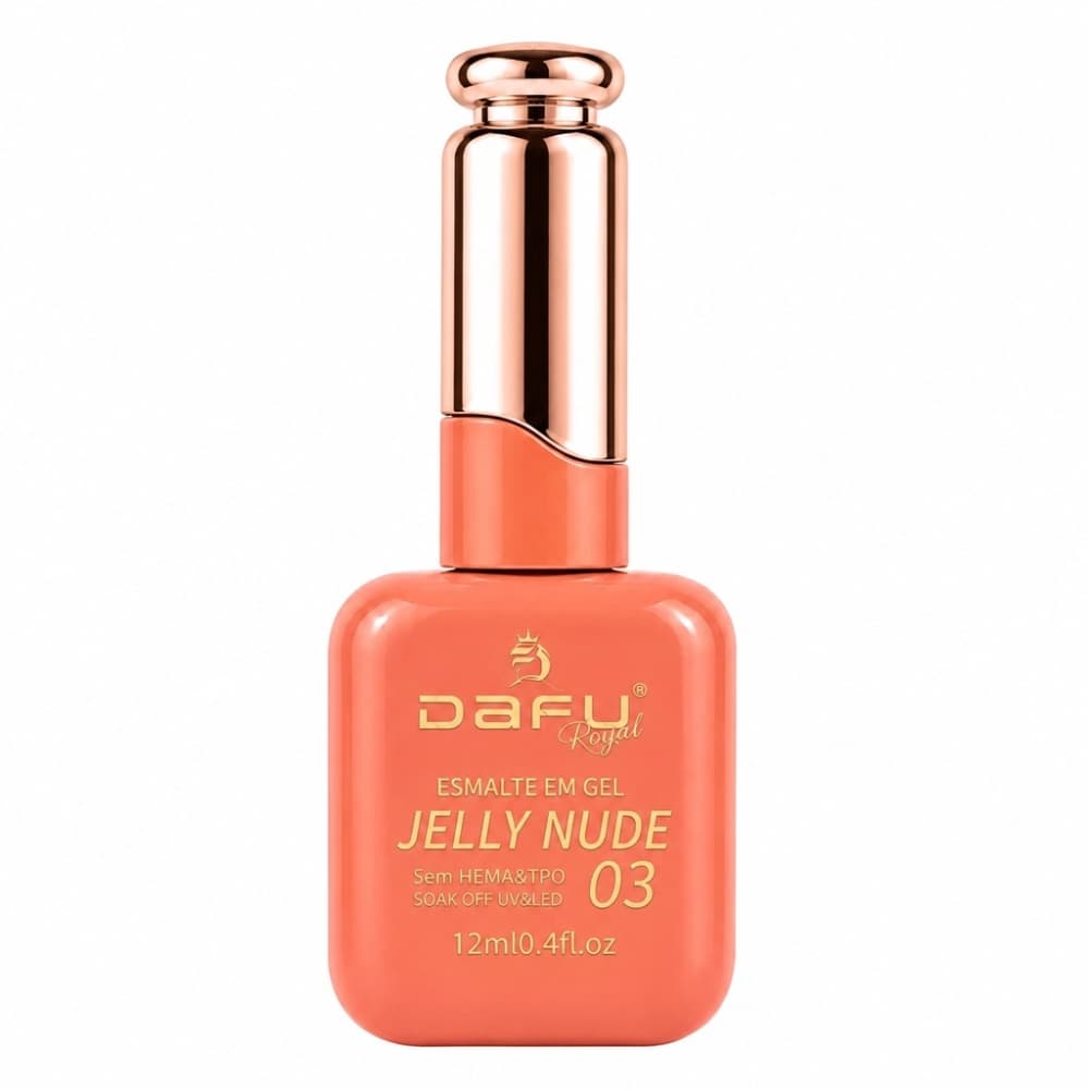 Esmalte em Gel Dafu Jelly Nude 12ml 003