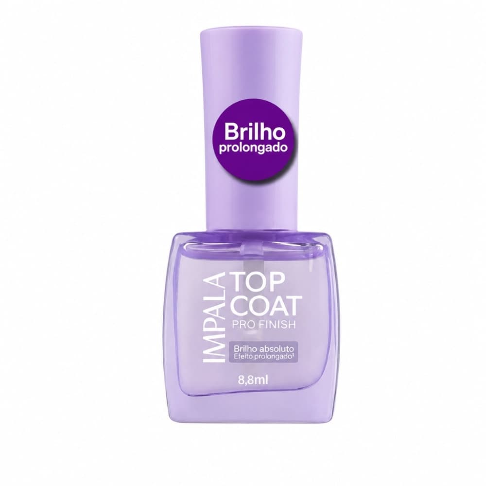 Esmalte Impala Top Coat Pro Finish Brilho Absoluto 8,8ml