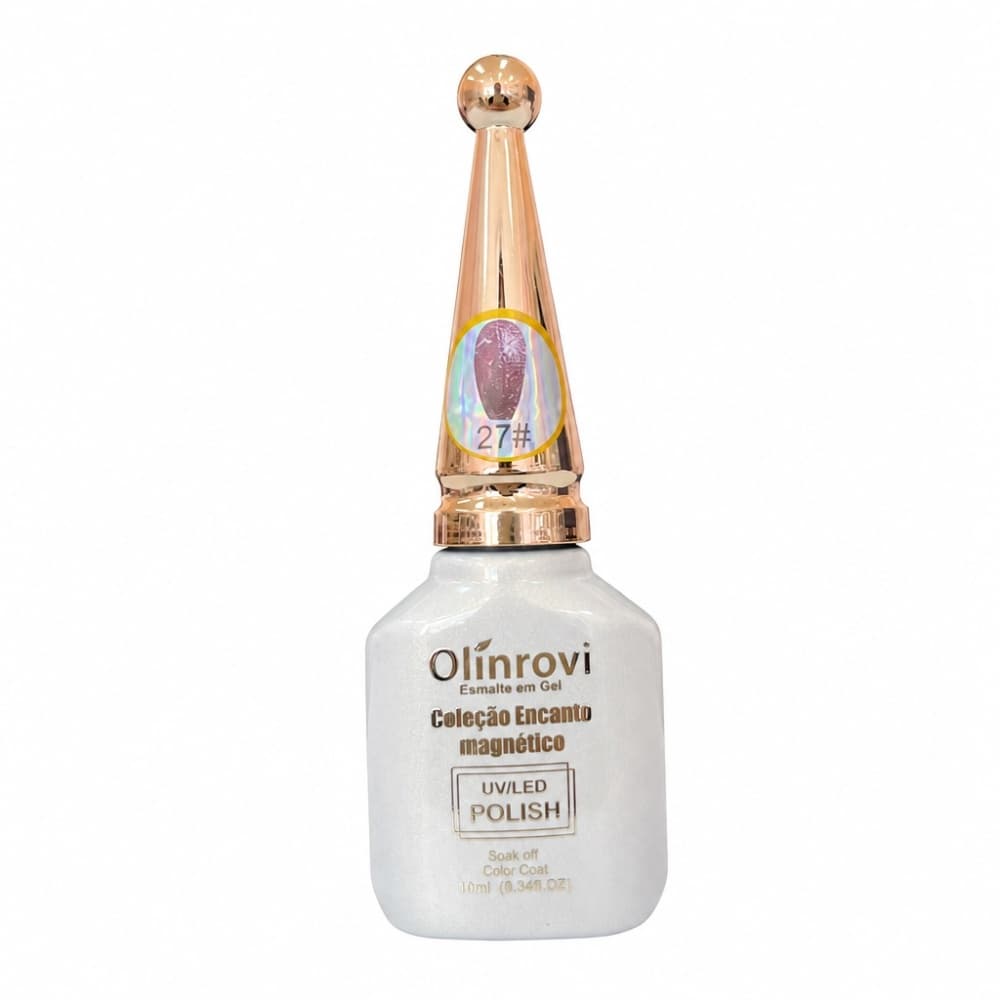 Esmalte em Gel Coleção Encanto Magnético Olínrovi Rosa 10ml 027