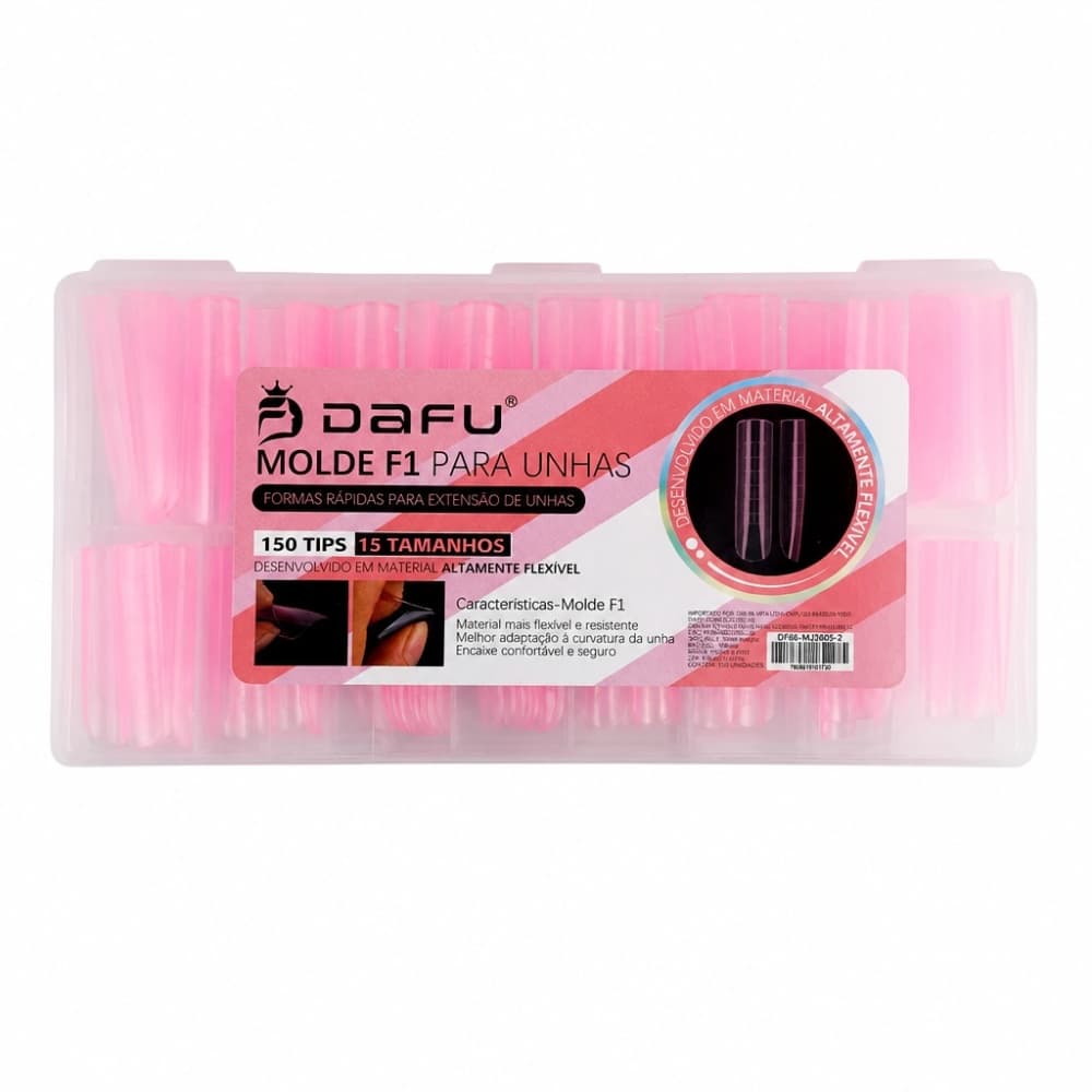 Molde F1 Quadrado Rosa Dafu 150 unidades