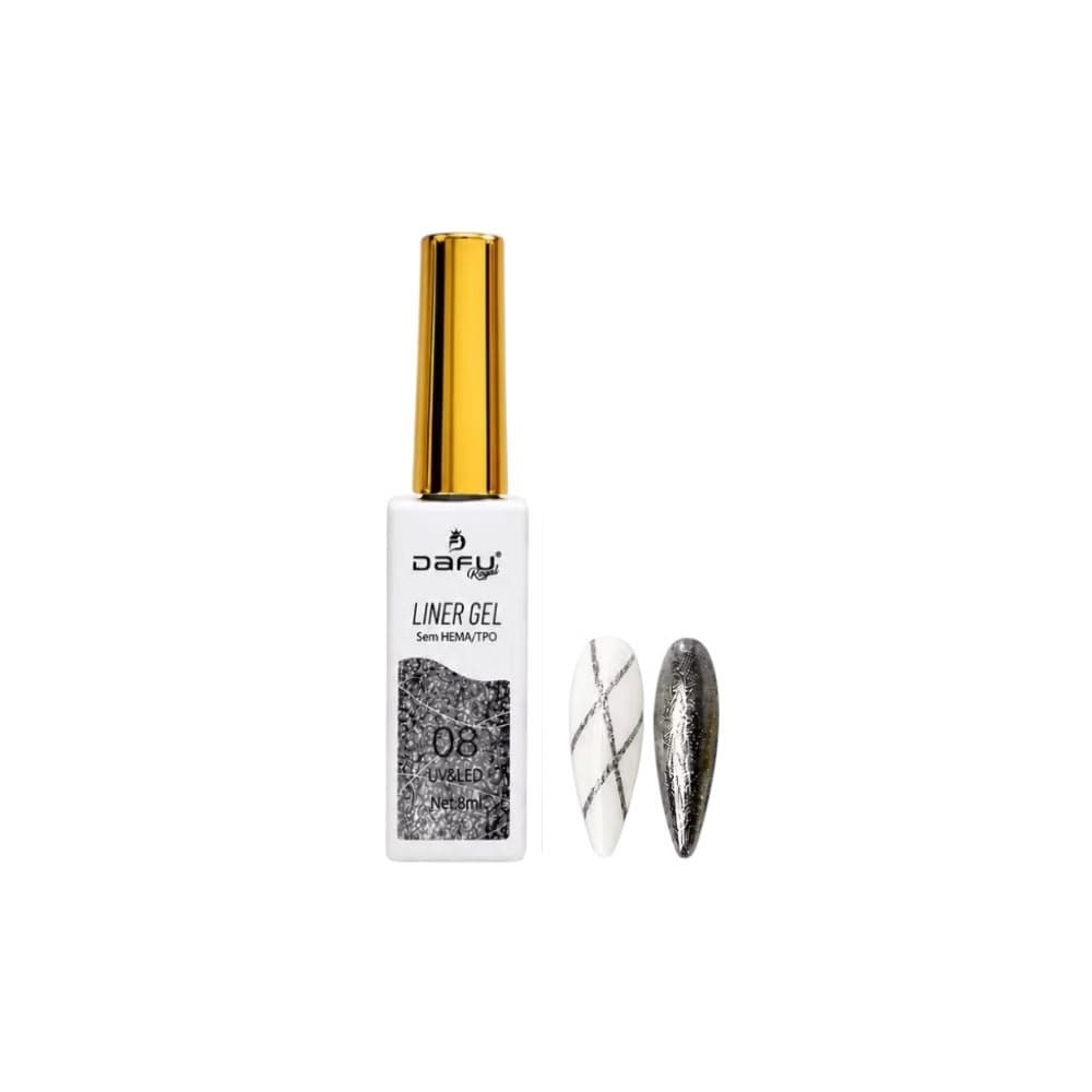 Esmalte em Gel Line Art Dafu Prata 8ml 008