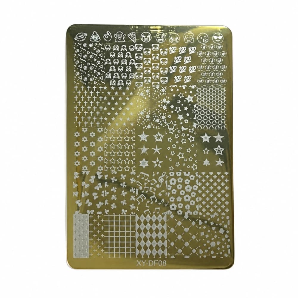 Placa de Carimbo Nail Art Paint 08