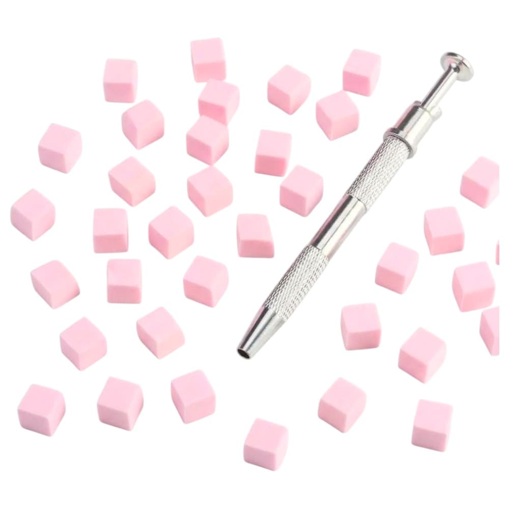 Esponja Para Esfumar Com Agarrador Rosa