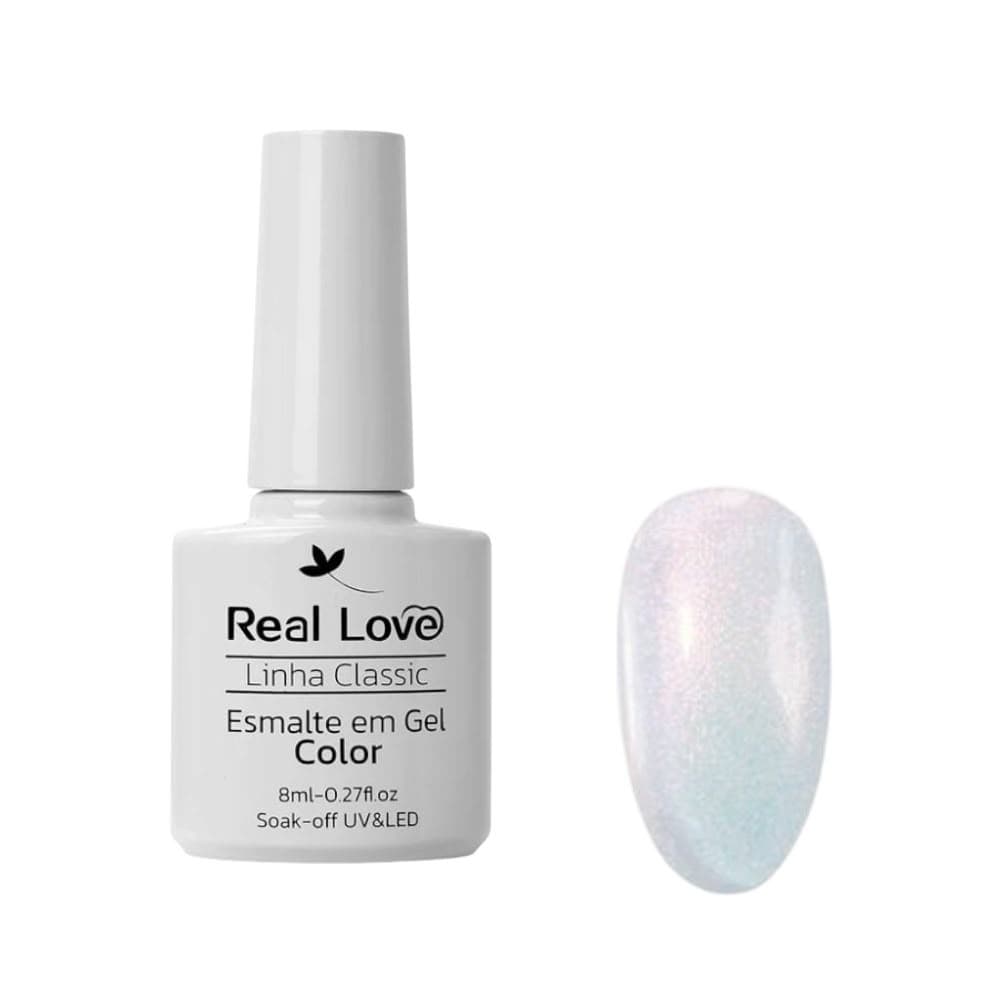 Esmalte em Gel Real Love Classic Rosa Cintilante 8ml 211