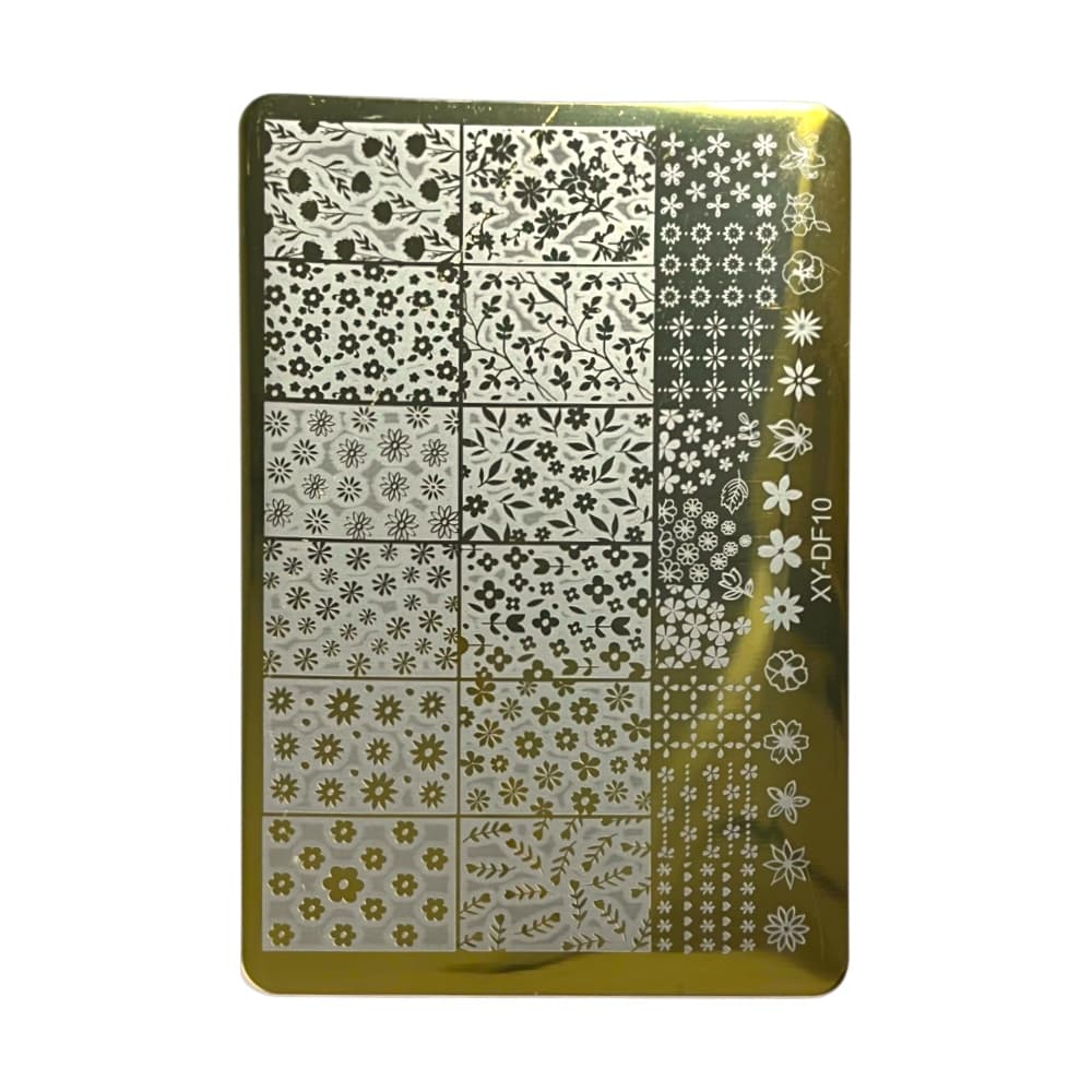 Placa de Carimbo Nail Art Paint 10