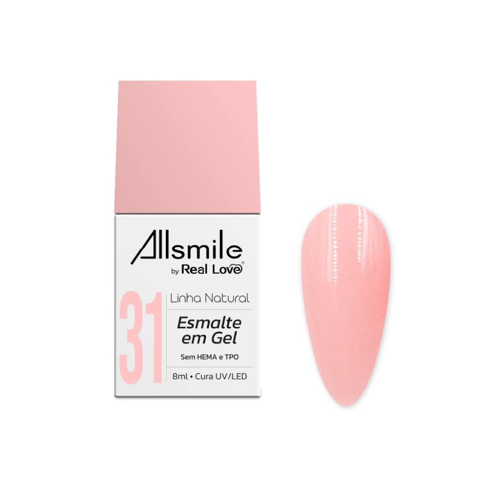 Esmalte em Gel Allsmile Rosa 10ml 031