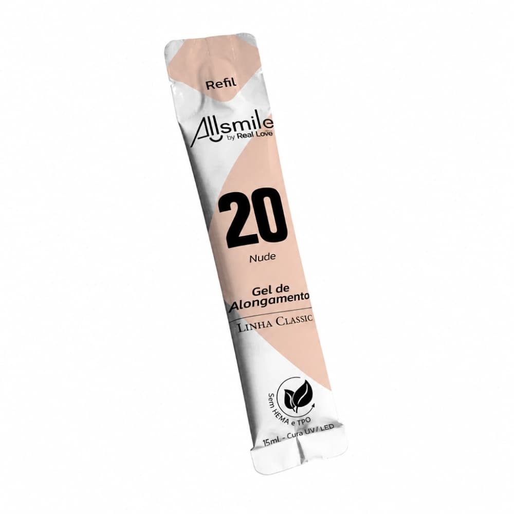 Gel Allsmile by Real Love Nude 20 15ml Refil
