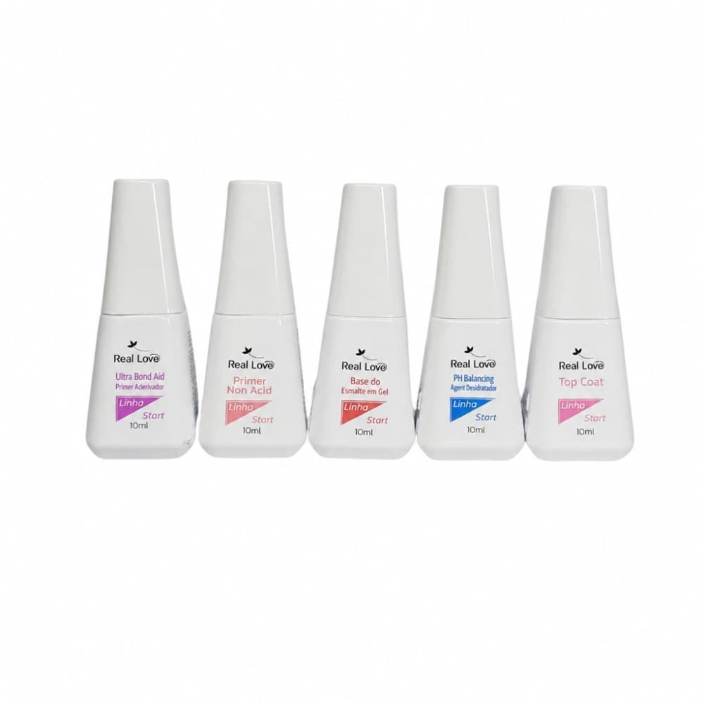 Kit Preparadores Real Love Linha Start 5 unidades