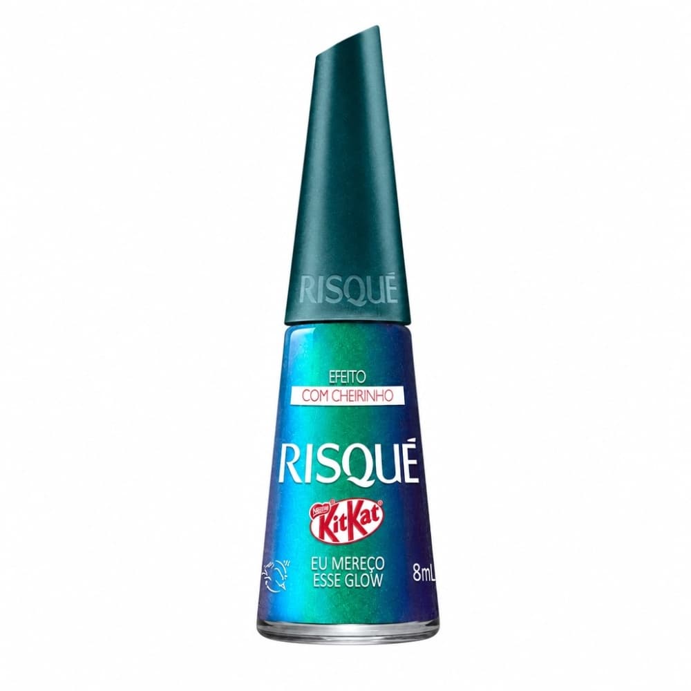 Esmalte Risque KitKat Eu Mereço Esse Glow 8ml