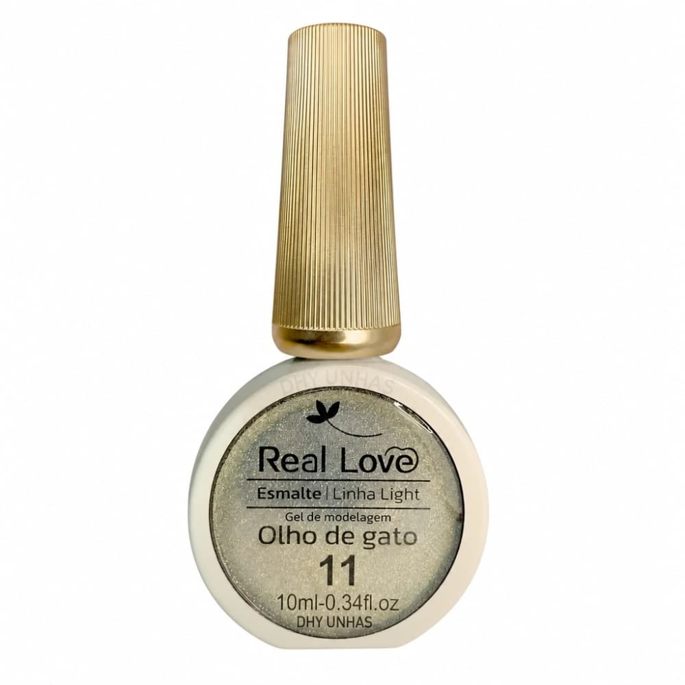 Esmalte em Gel Linha Light Olho de Gato 11 Real Love 10ml