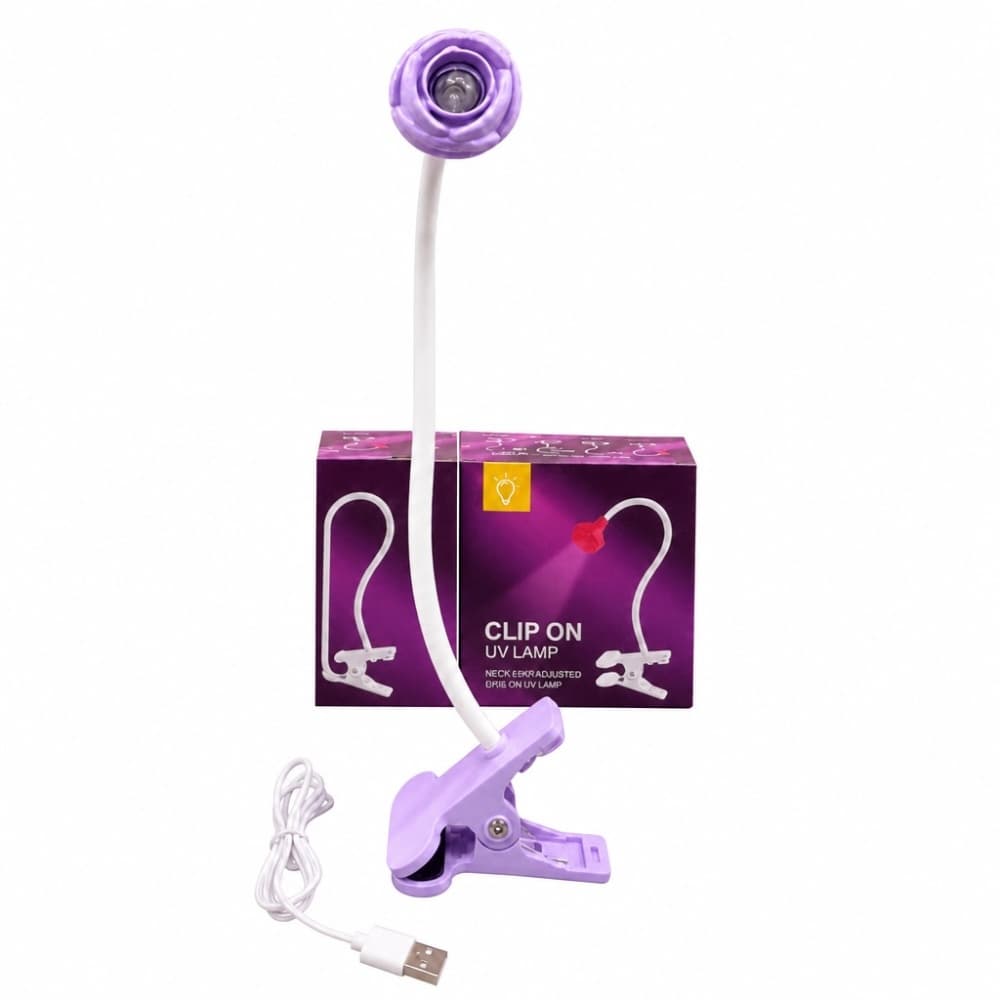 Mini Cabine Led Uv Presilha Flor Lilás