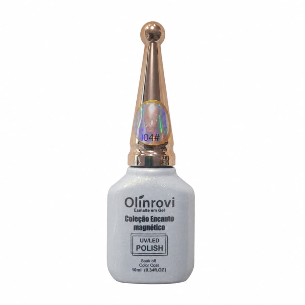 Esmalte em Gel Coleção Encanto Magnético Olínrovi 10ml Rosa 004