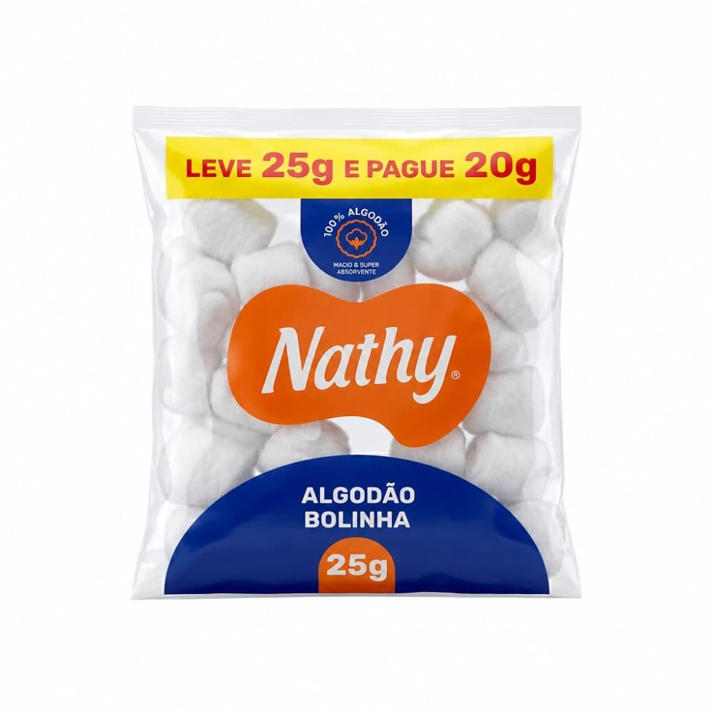 Algodão Bolinha Nathy 25g
