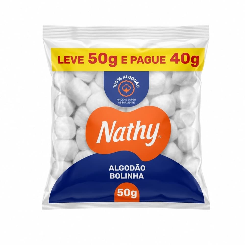 Algodão Bolinha Nathy 50g