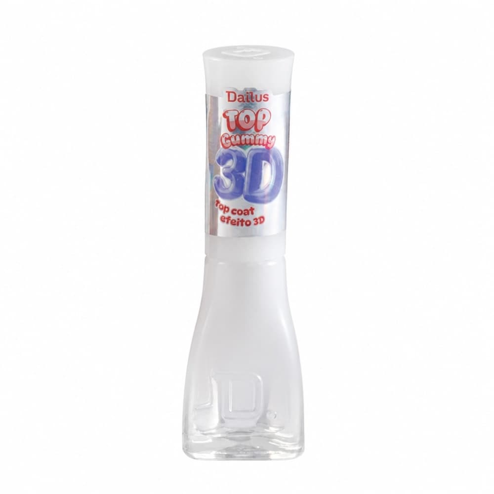 Esmalte Dailus Top Gummy 3D Efeito Plump 8ml