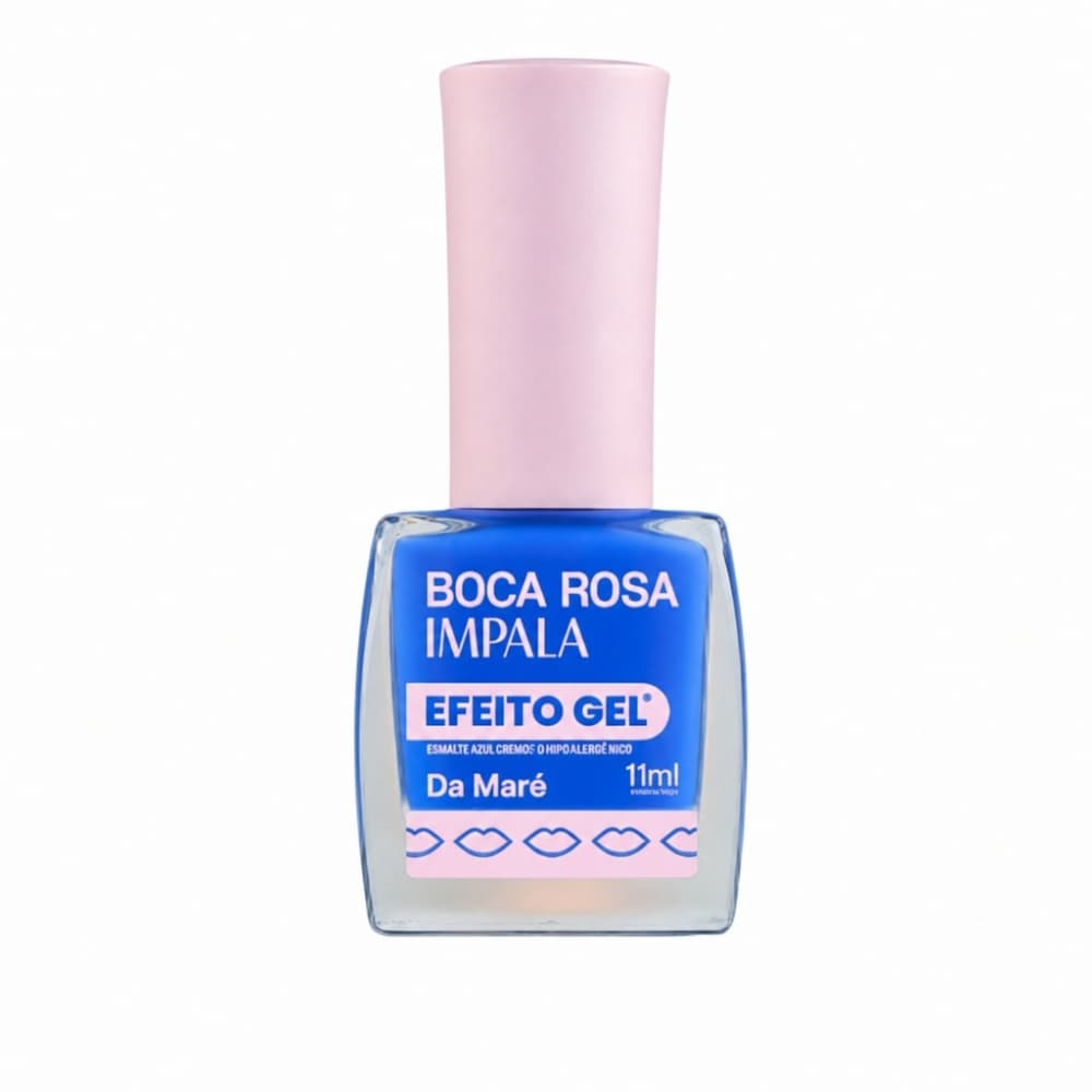 Esmalte Impala Boca Rosa Efeito Gel Da Maré 11ml