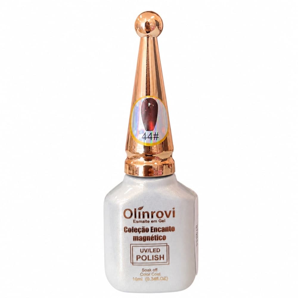 Esmalte em Gel Coleção Encanto Magnético Olínrovi Vermelho 10ml 044