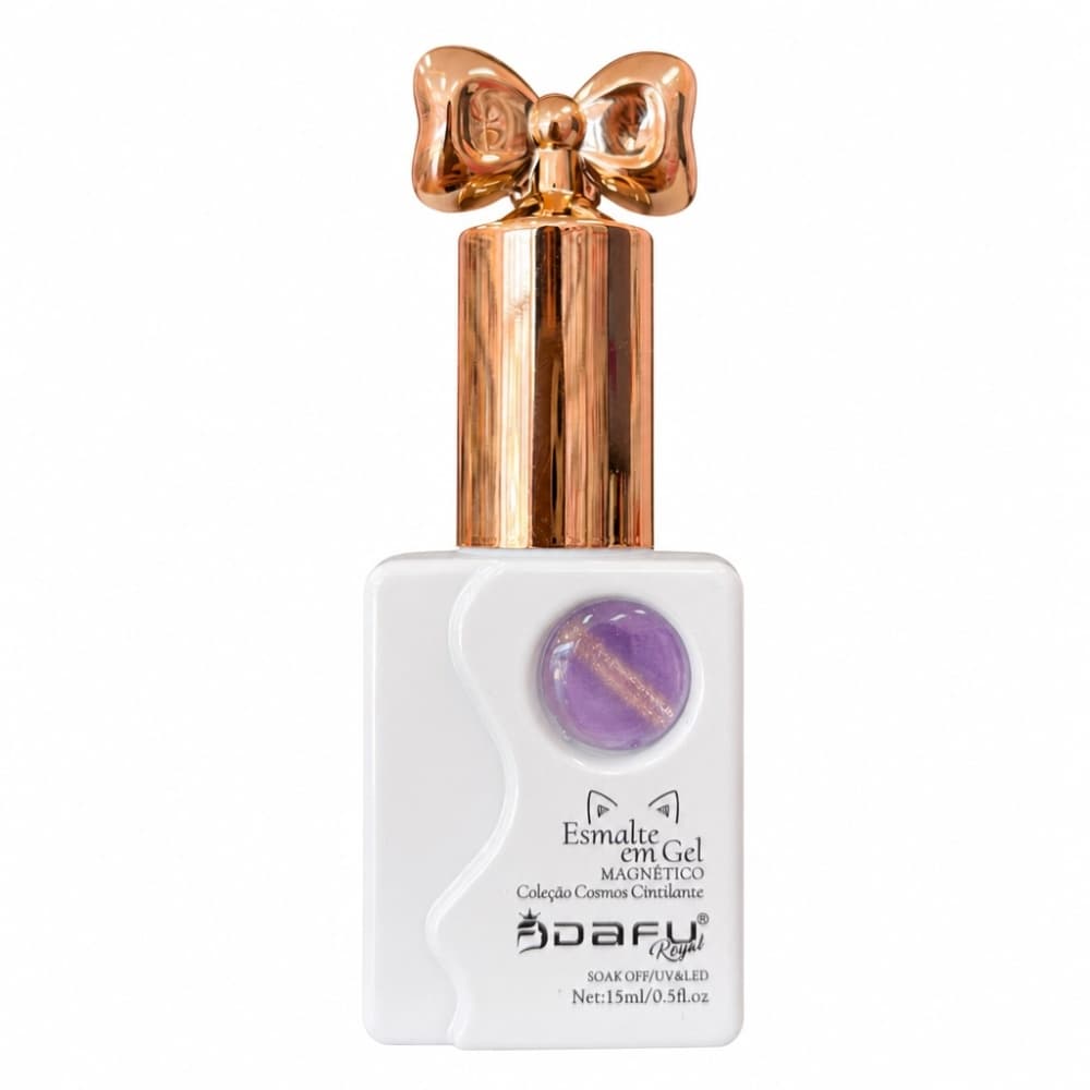Esmalte em Gel Dafu Magnetico Coleção Cosmos Lilás 10ml Cor 018