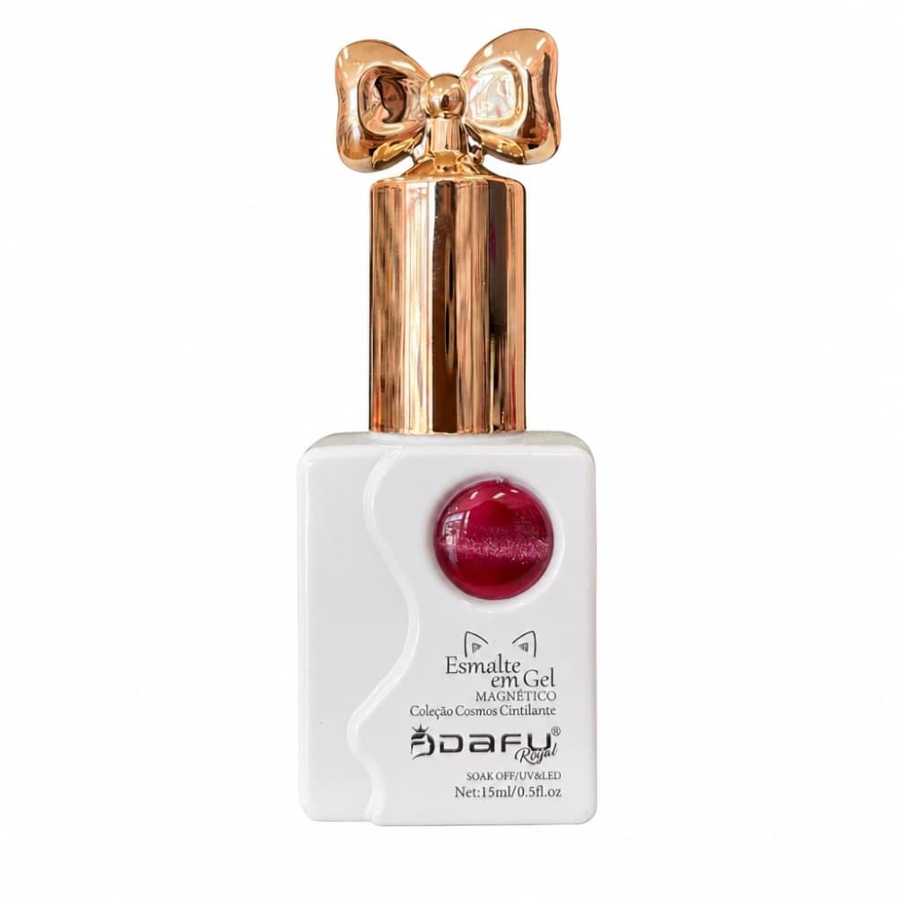 Esmalte em Gel Dafu Magnetico Coleção Cosmos Rosa 10ml Cor 022