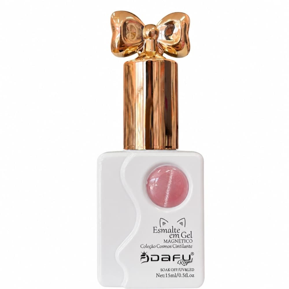 Esmalte em Gel Dafu Magnetico Coleção Cosmos Rosa 10ml Cor 020