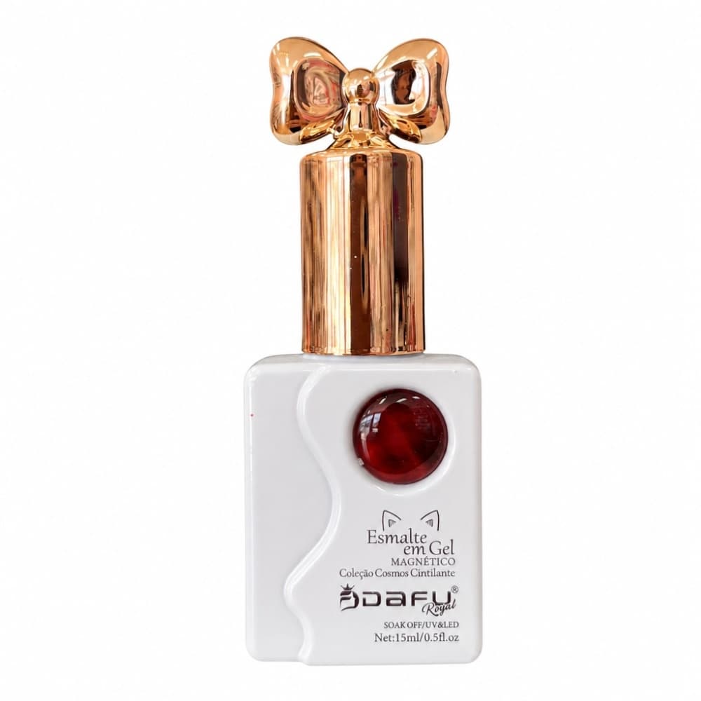 Esmalte em Gel Dafu Magnetico Coleção Cosmos Vermelho 10ml Cor 024