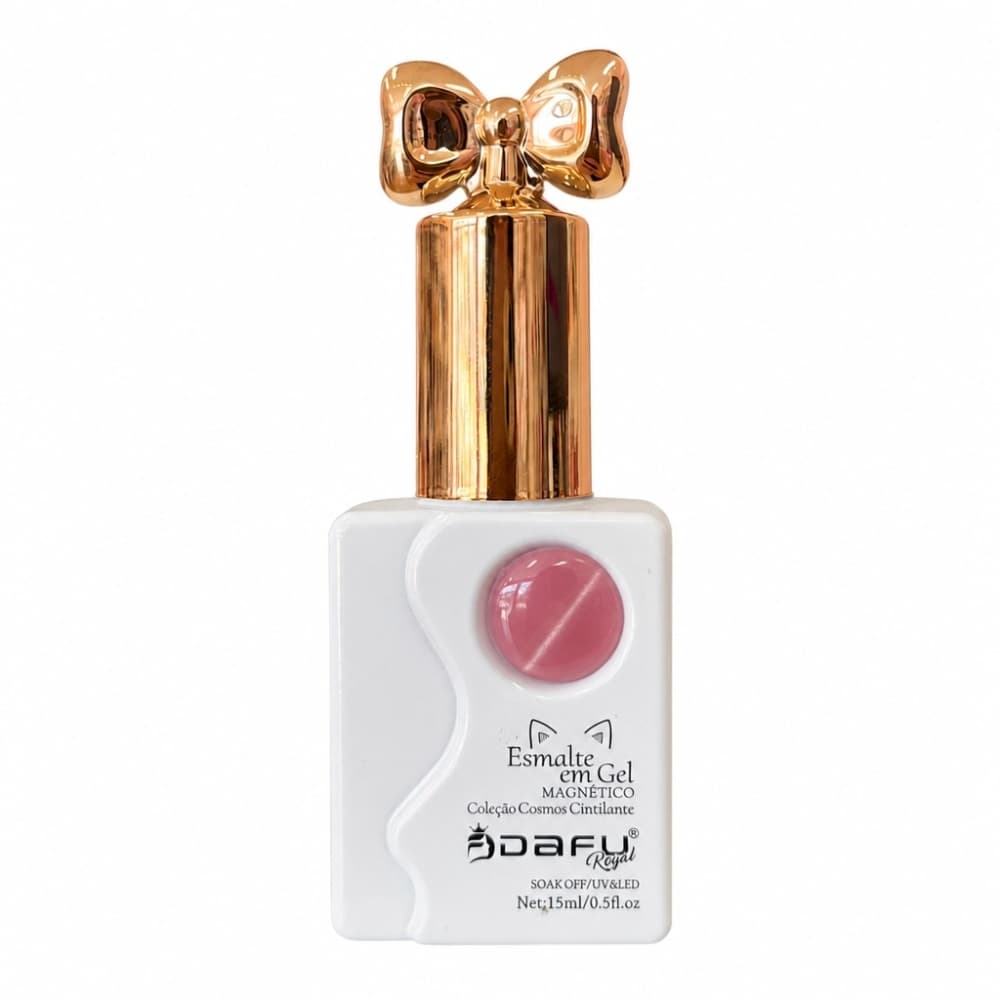 Esmalte em Gel Dafu Magnetico Coleção Cosmos Rosa 10ml Cor 010