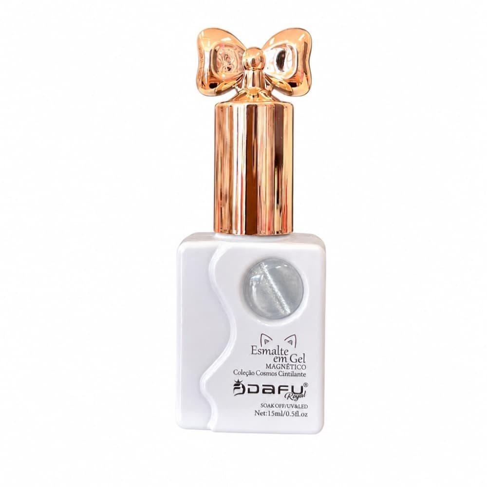 Esmalte em Gel Dafu Magnetico Coleção Cosmos Prata 10ml Cor 004