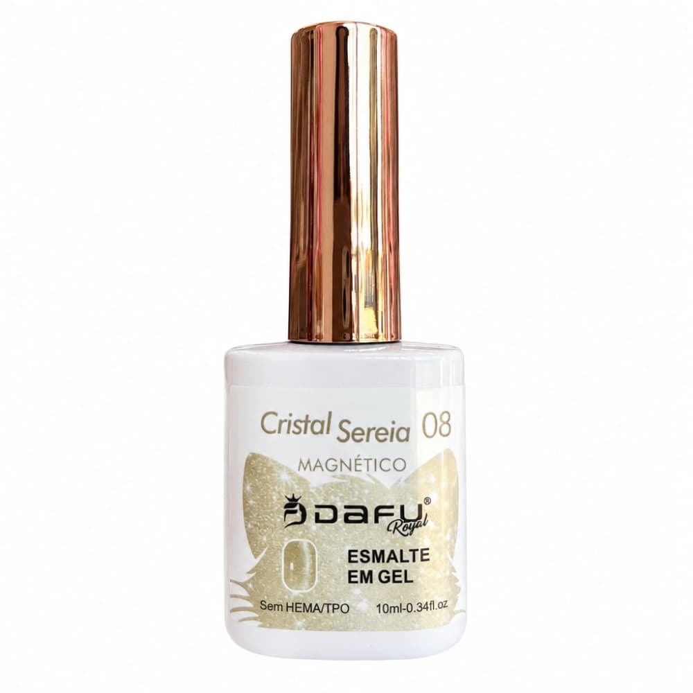 Esmalte em Gel Dafu Magnético Cristal Sereia Dourado 10ml 008