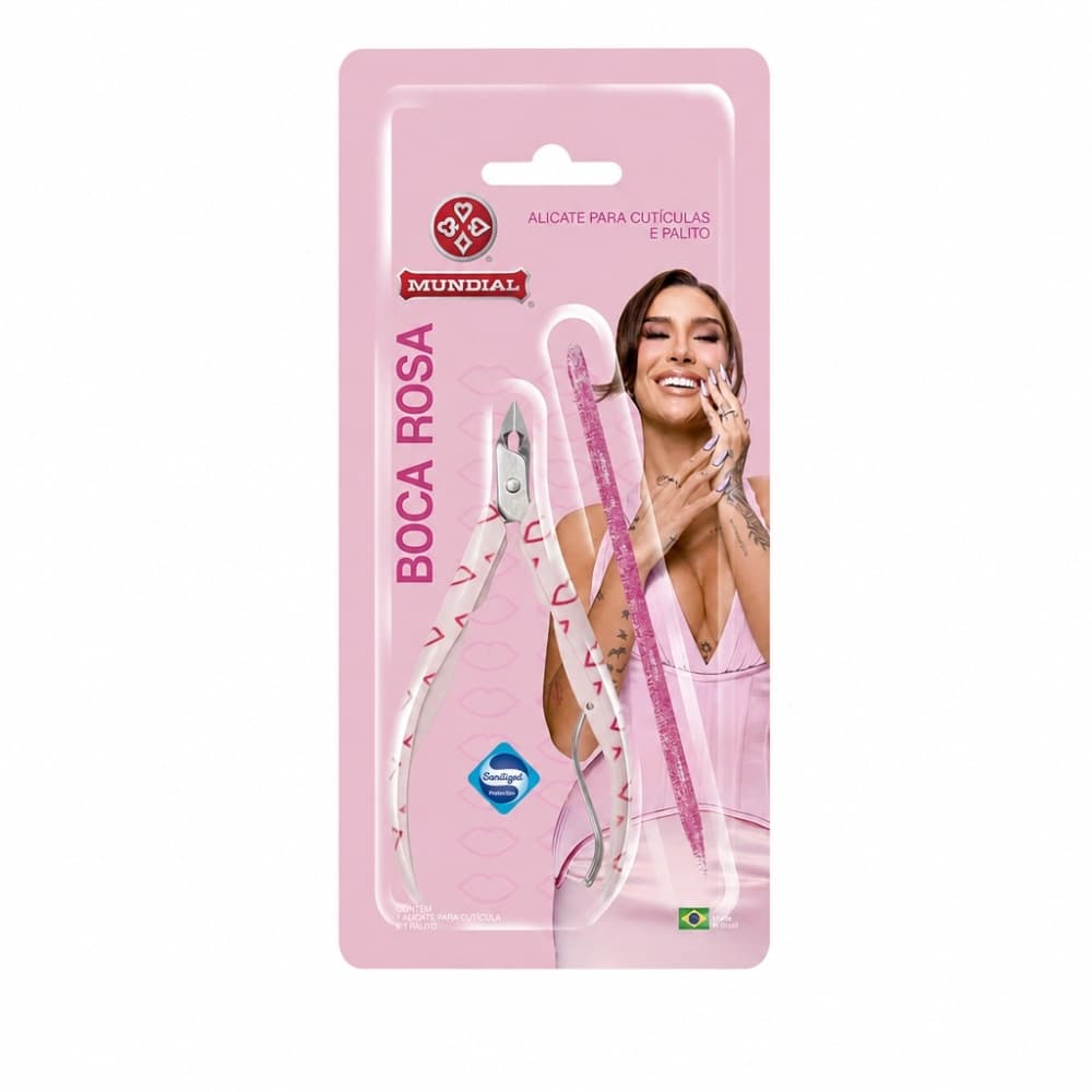 Alicate Mundial 759 com Palito Boca Rosa