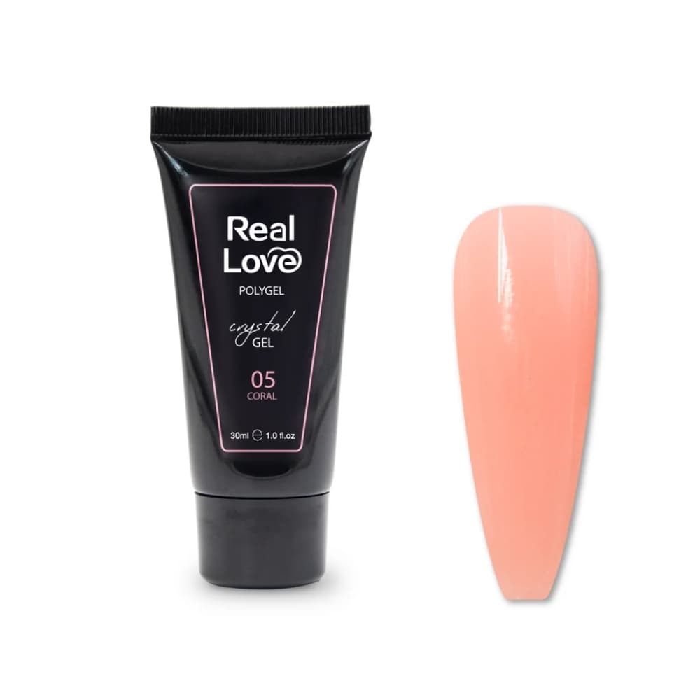 Polygel Real Love Crystal 05 Coral 30ml